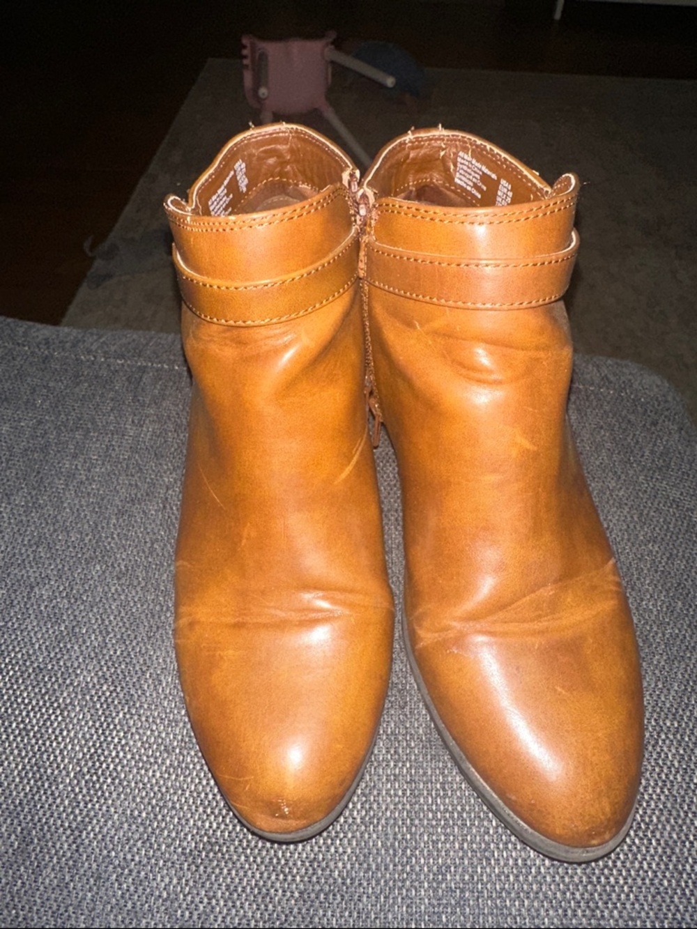 American Eagle Outfitters Cognac Tan Ankle Booties